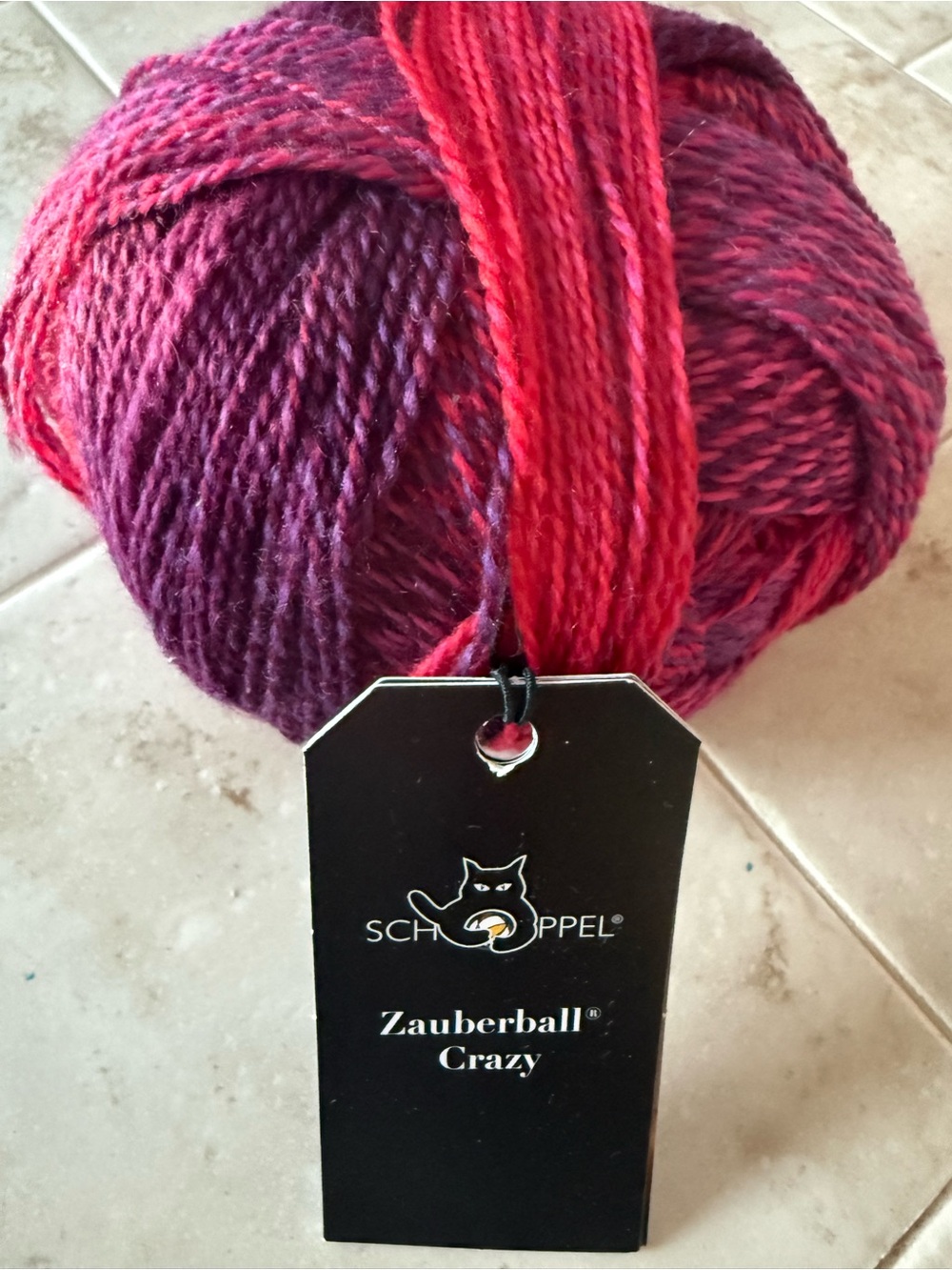 Zauberball Crazy Superwash Virgin Wool/Nylon Blend Indisch Rosa Yarn